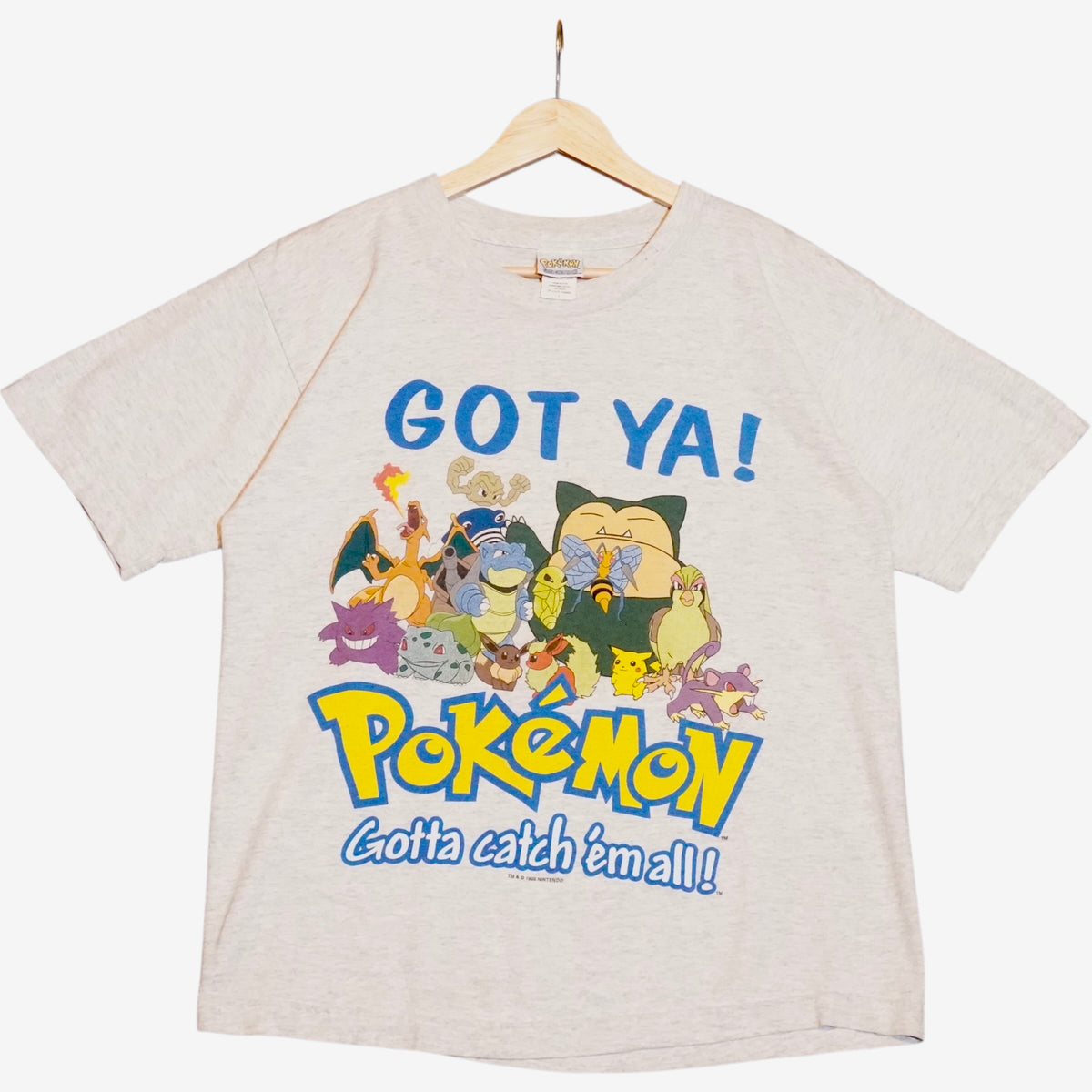 1999 Pokemon Tee (Kids L) (adult XS)