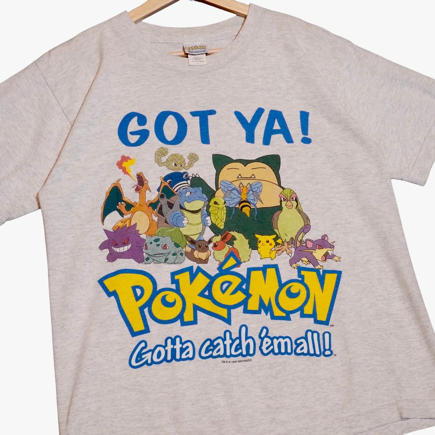 1999 Pokemon Tee (Kids L) (adult XS)
