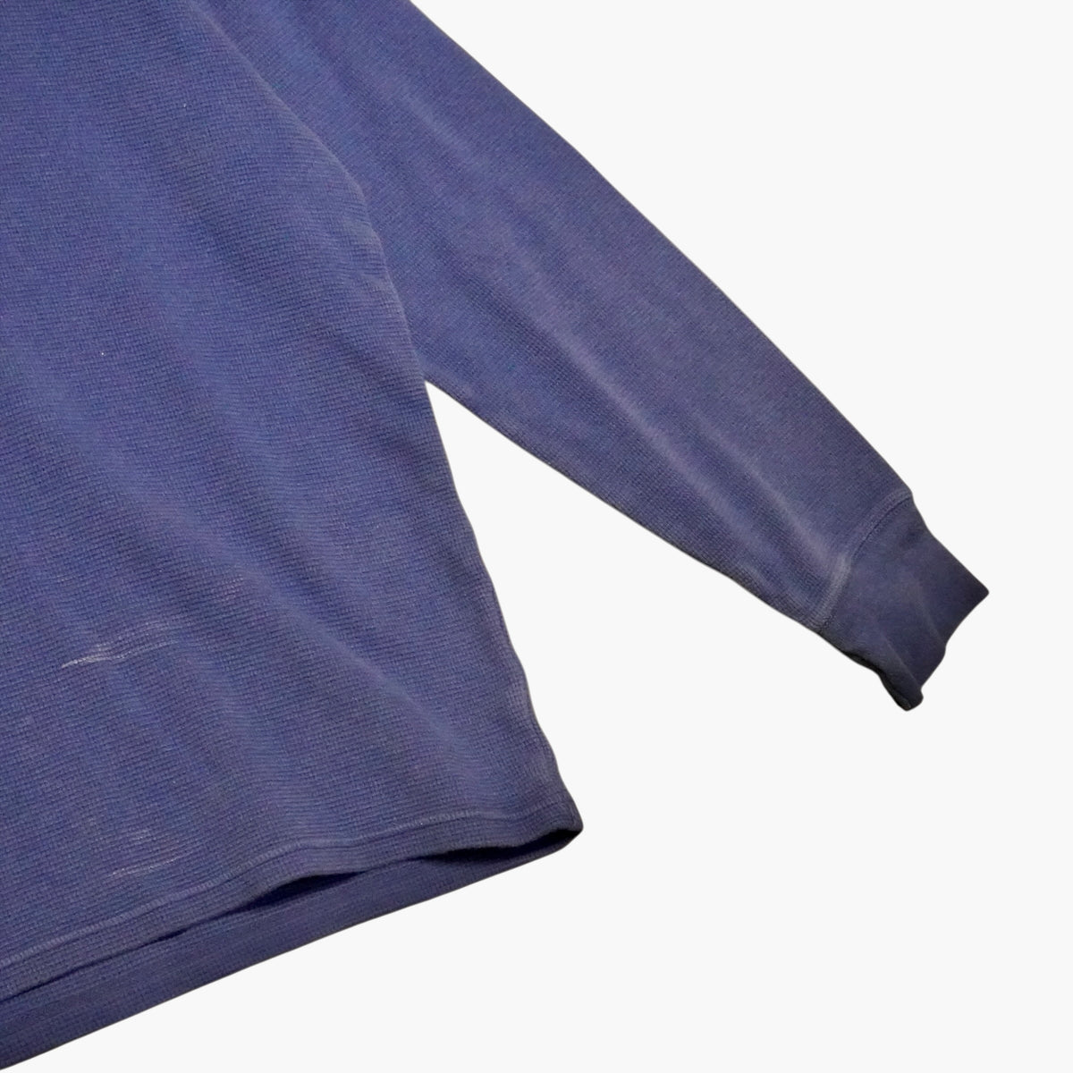 Polo Sweater Orange on Blue (M)