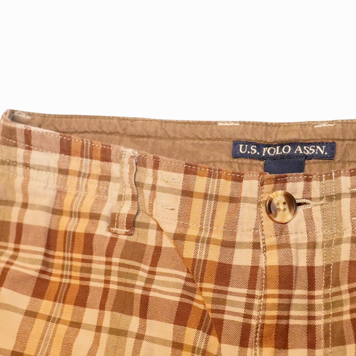 POLO Plaid Shorts (W28)
