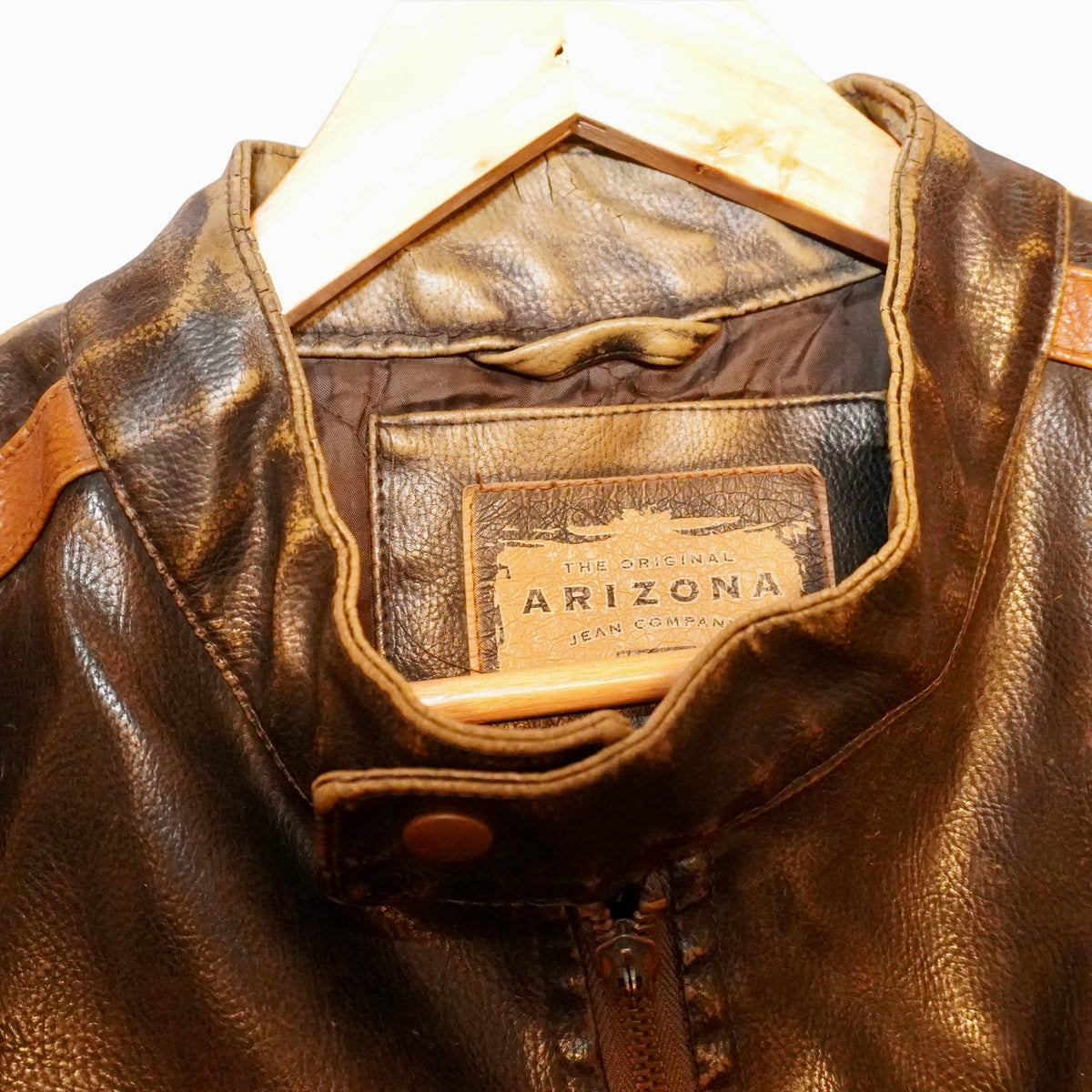 Vintage Arizona Leather Jacket (XL)