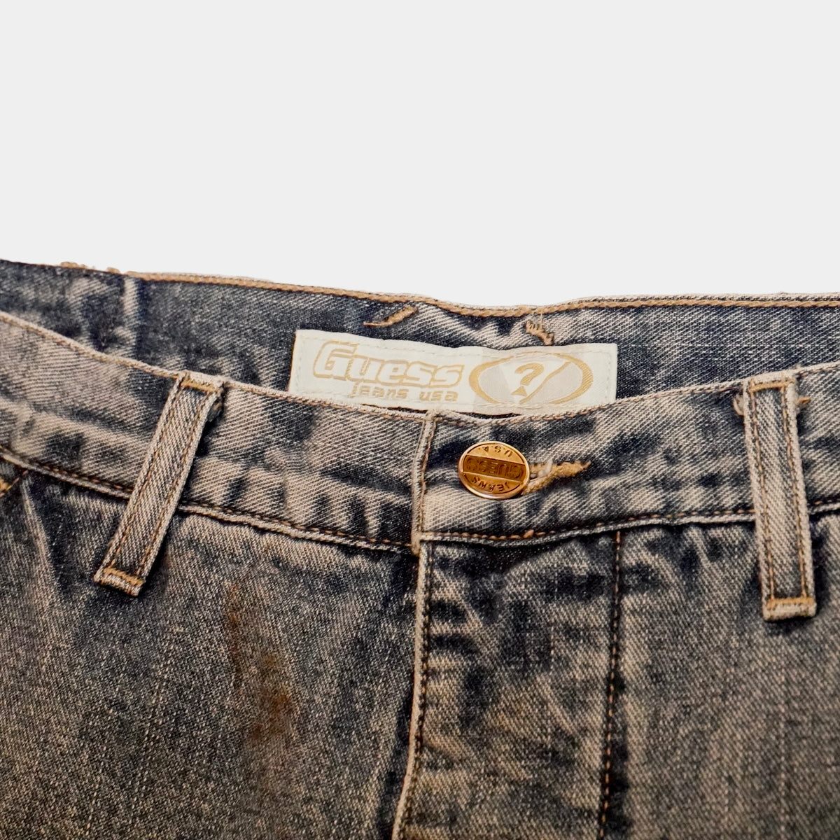 VTG Guess Denim Cargos 34x34