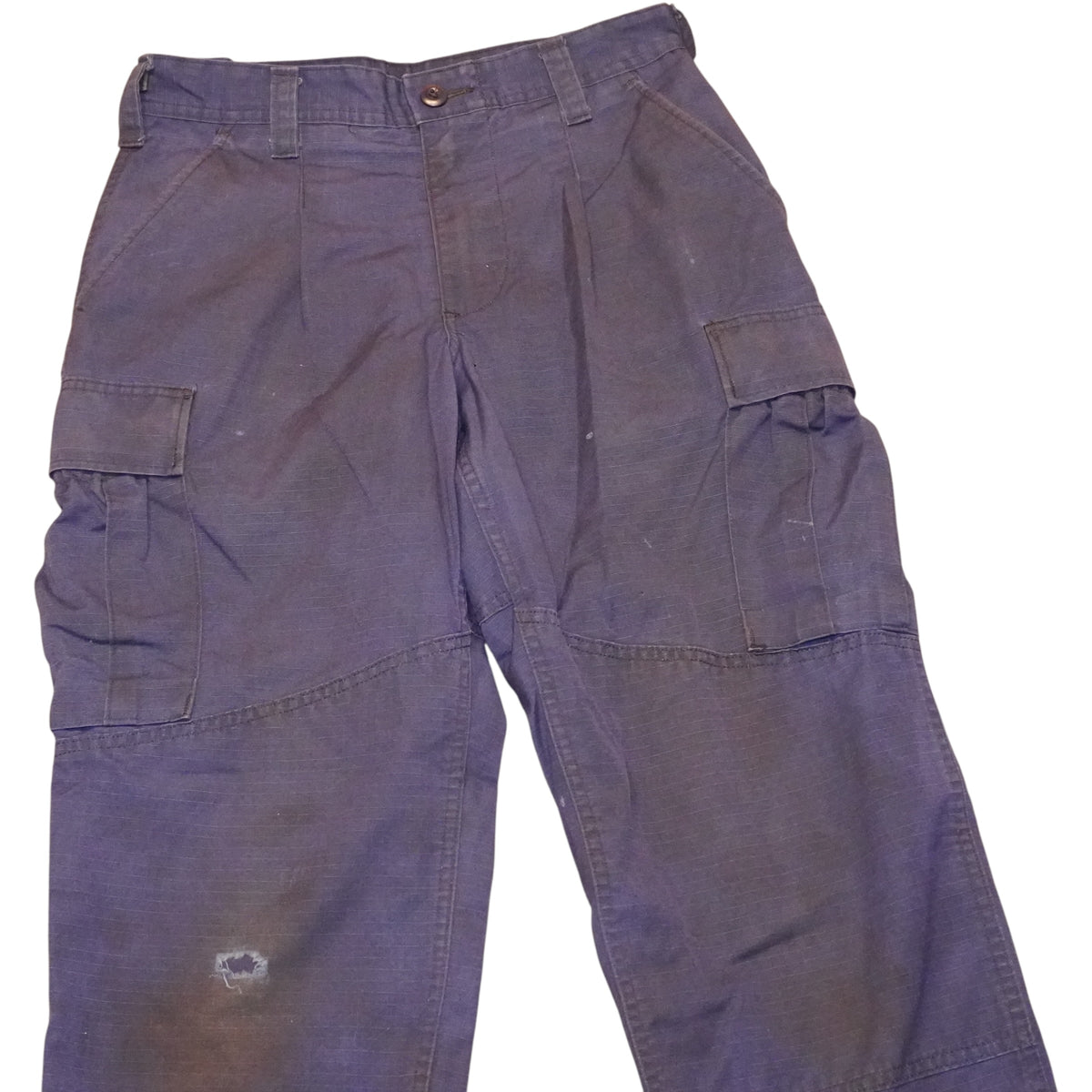 VTG Navy Distressed Milsurp Pants (W28xL29)