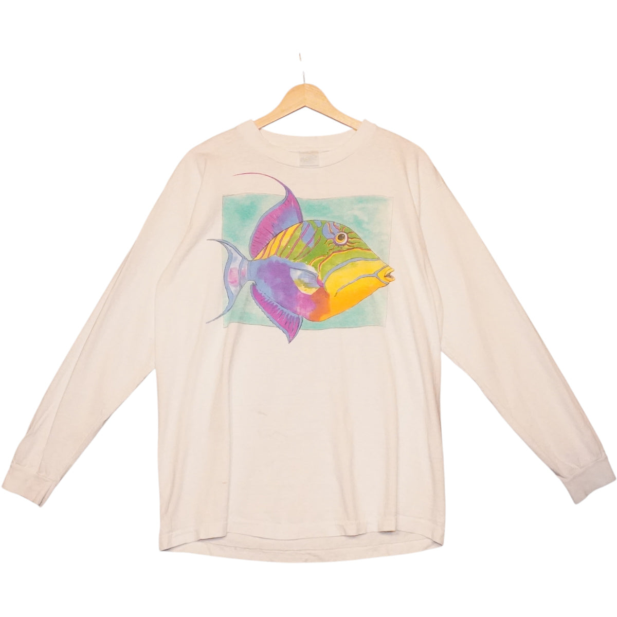 90s Tropical Fish Longsleeve (L)