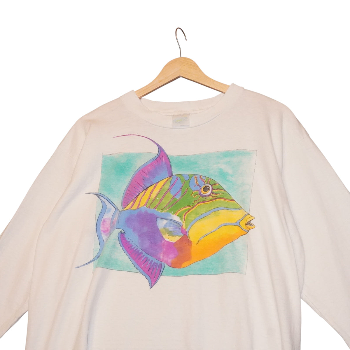 90s Tropical Fish Longsleeve (L)