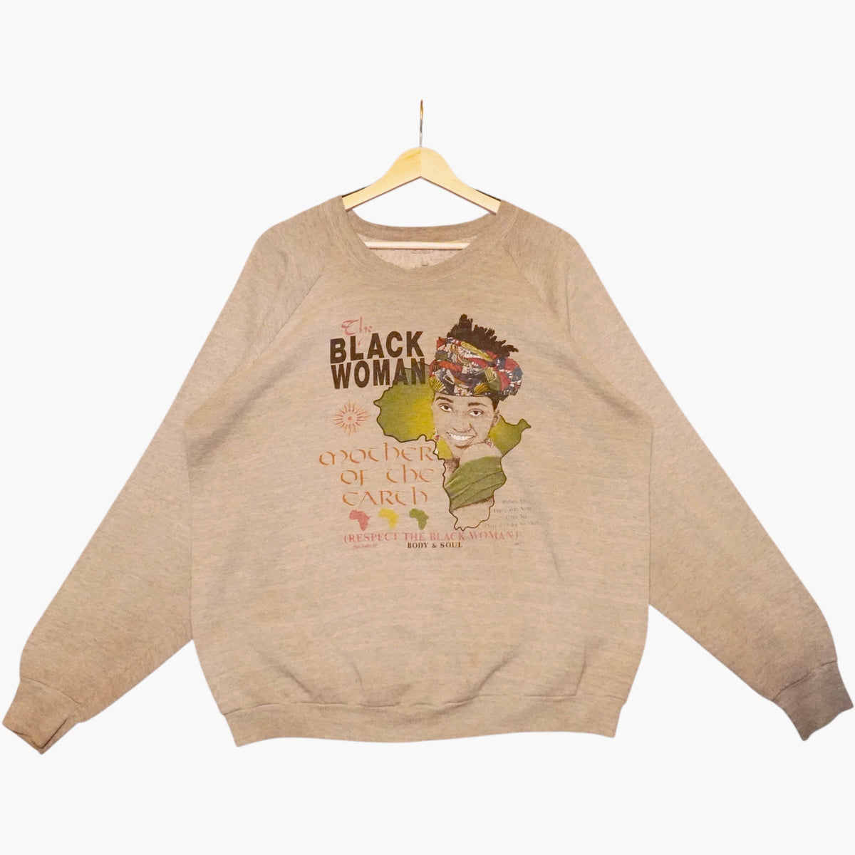 Black Woman Crewneck (L)