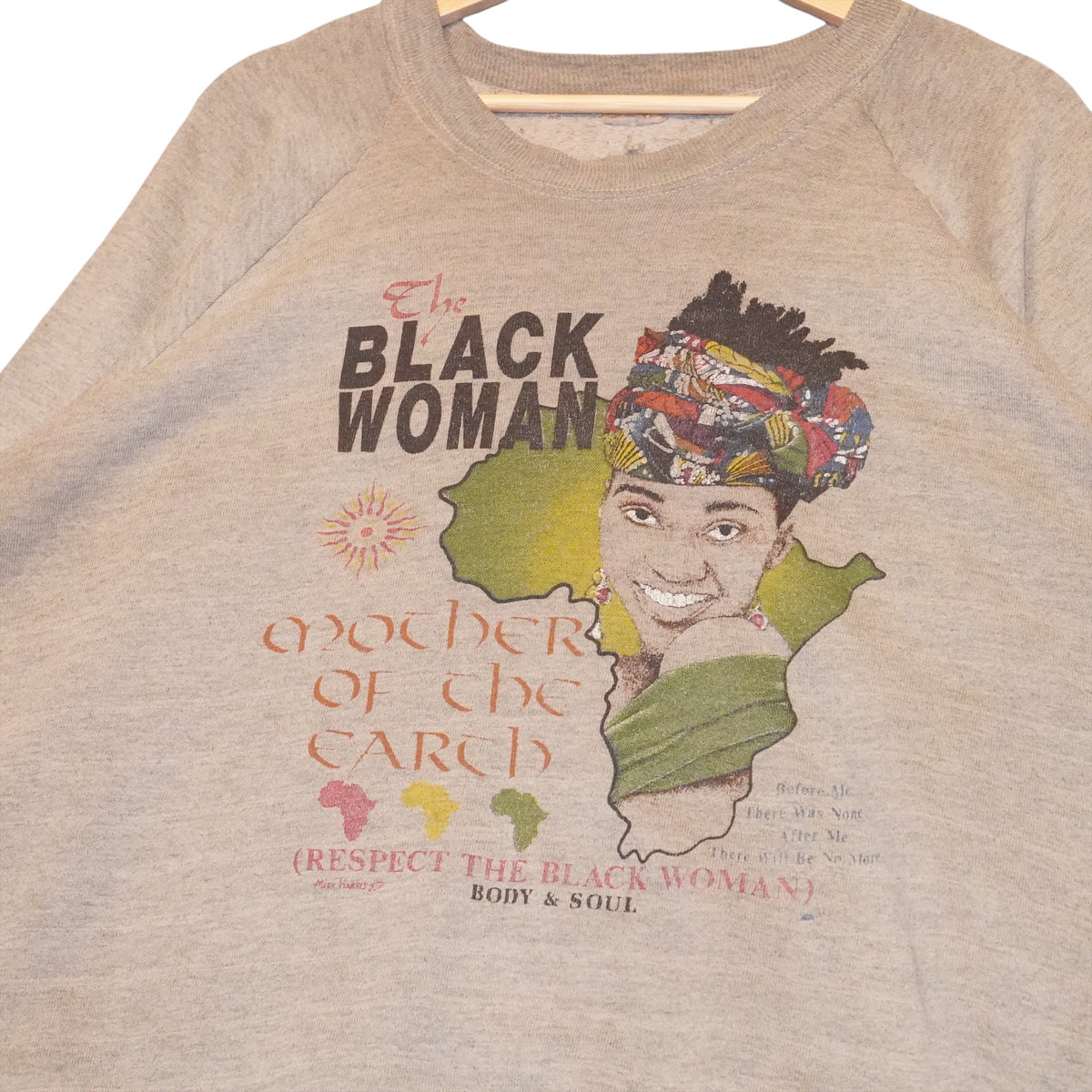 Black Woman Crewneck (L)