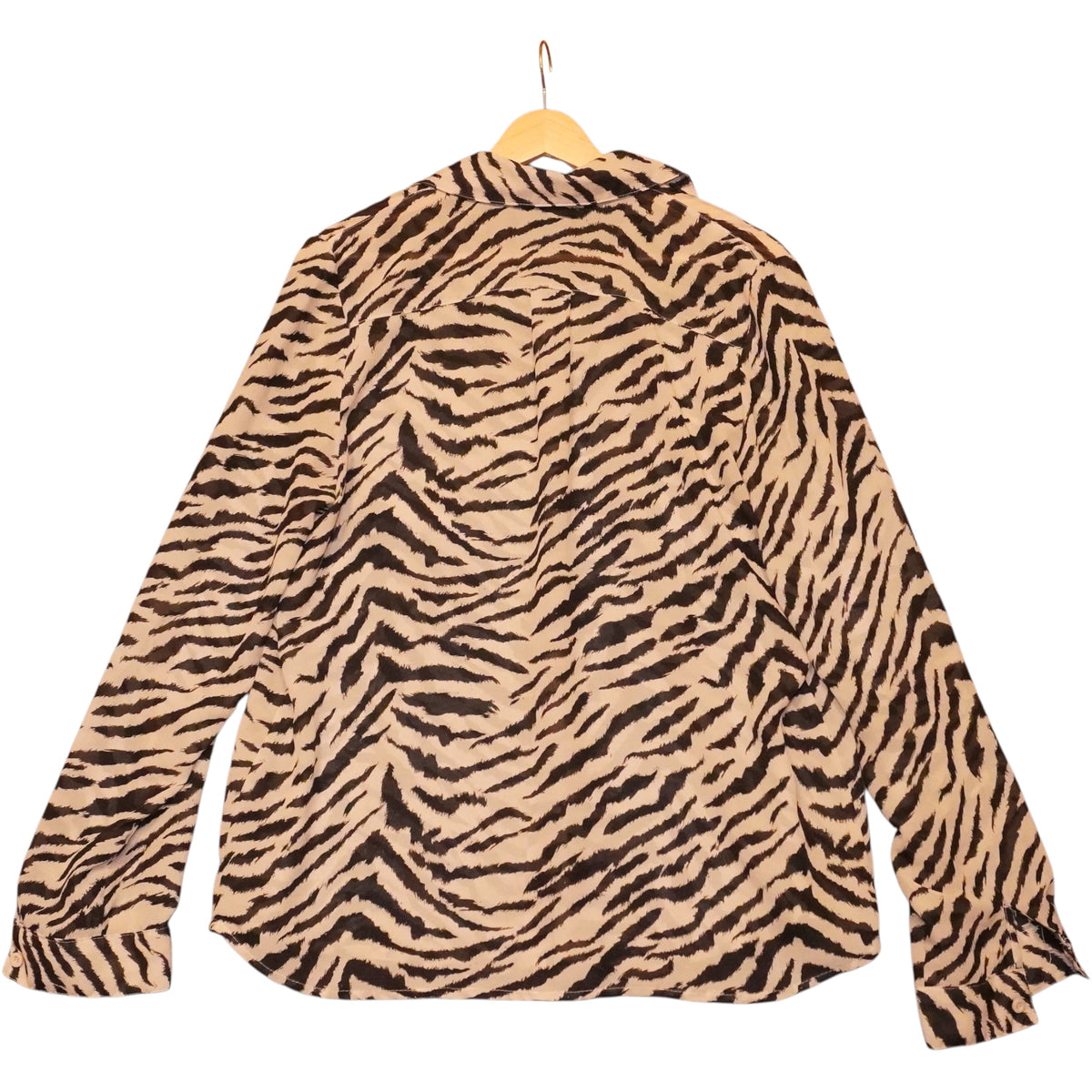 Y2K Zebra Shirt (L)