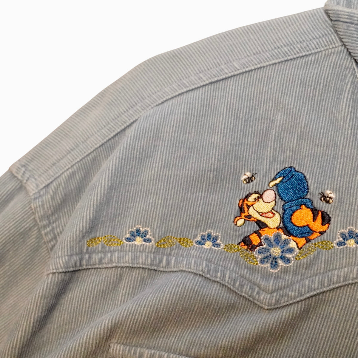 90s POOH Denim Shirt (XL)