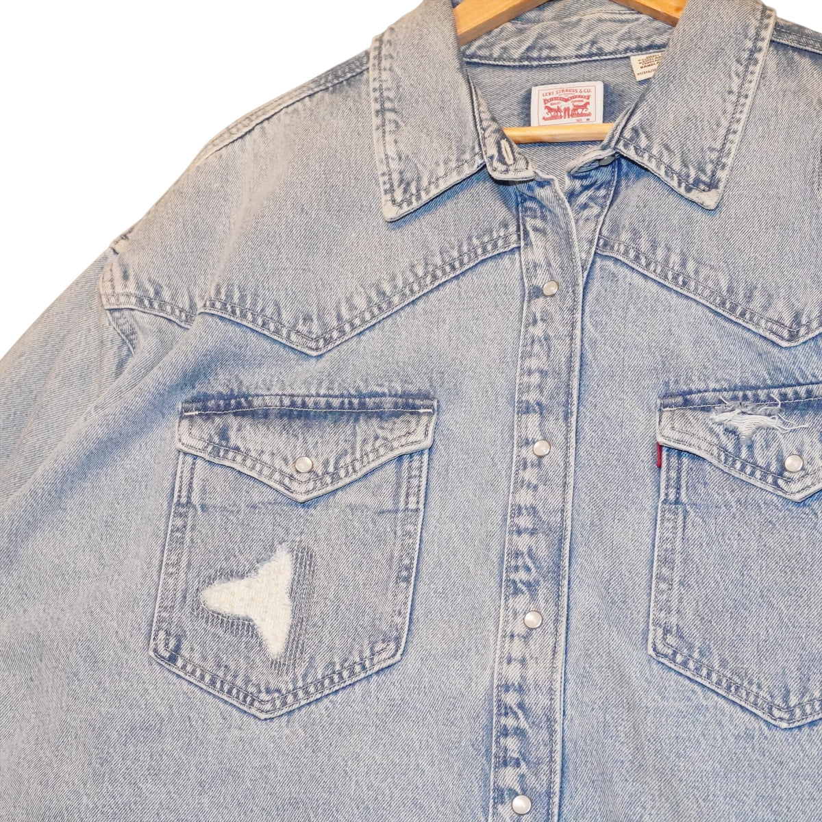 VTG Levis Heavy Pearlsnap (XXXL)