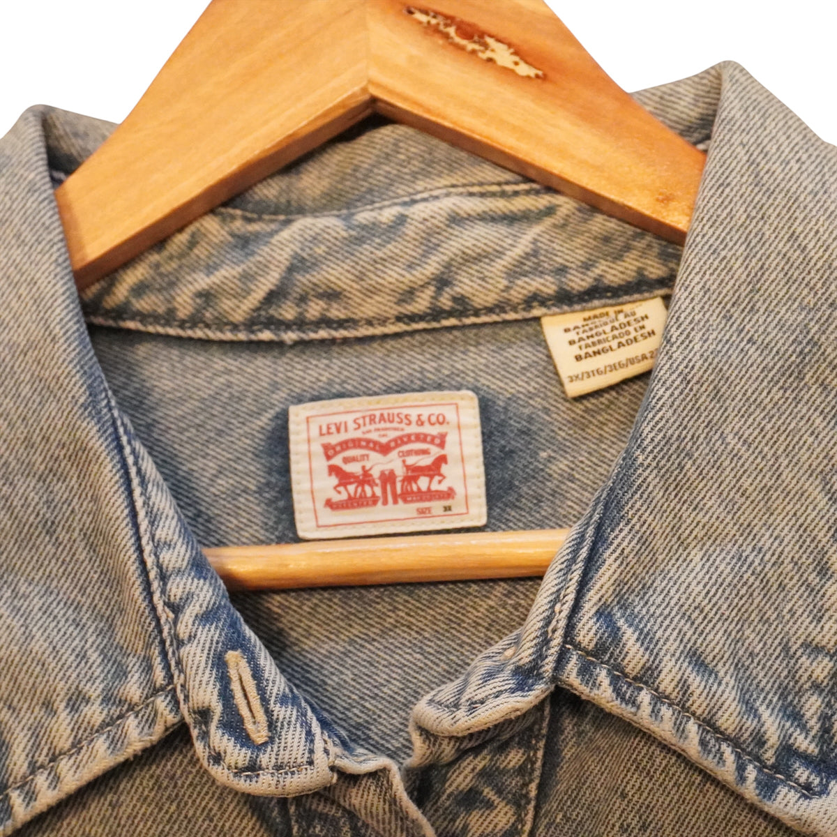 VTG Levis Heavy Pearlsnap (XXXL)
