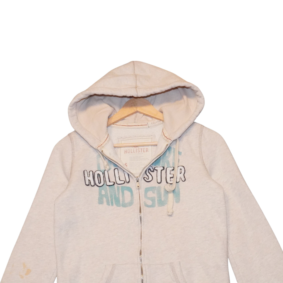 Hollister Womens Zip Up Hoodie (S)