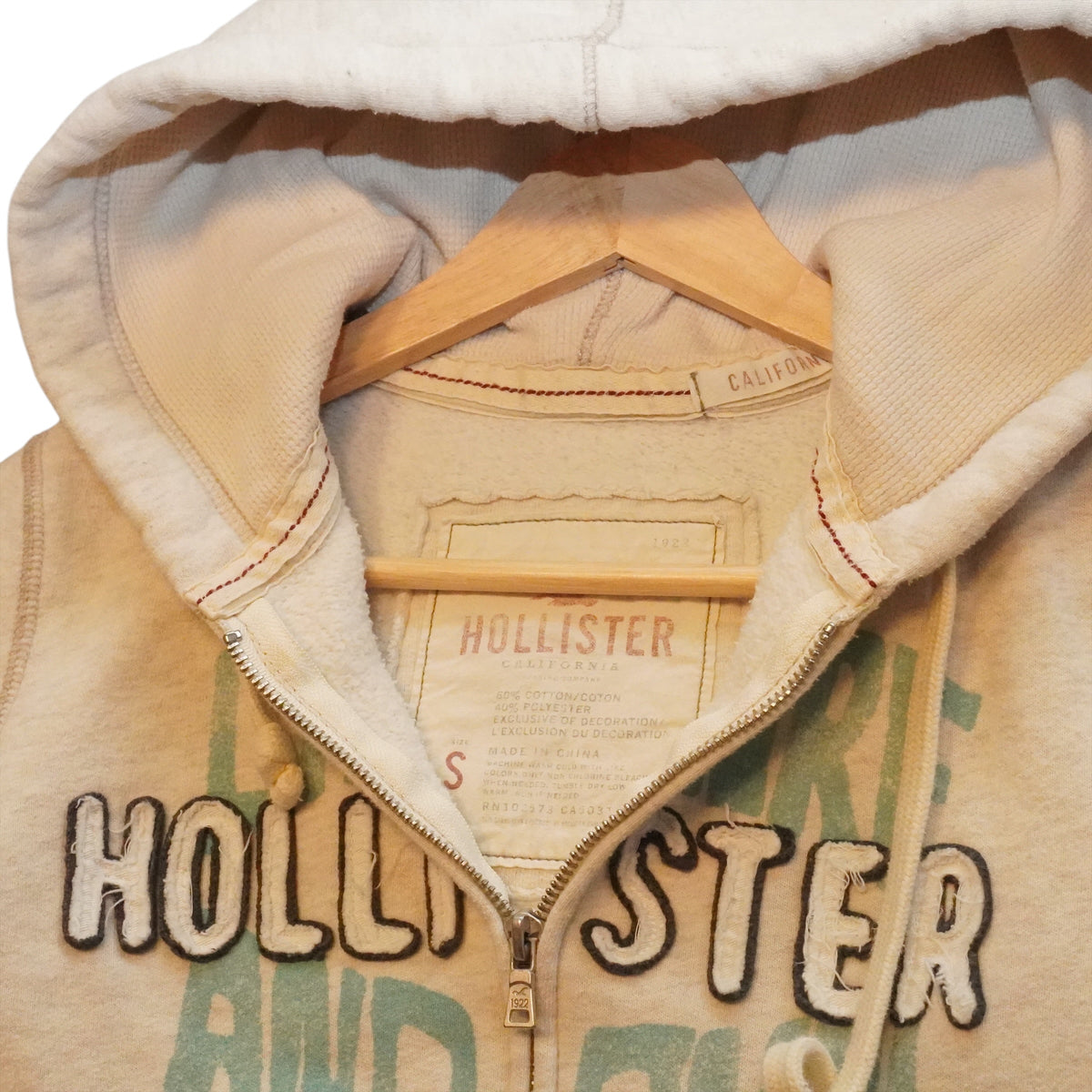Hollister Womens Zip Up Hoodie (S)