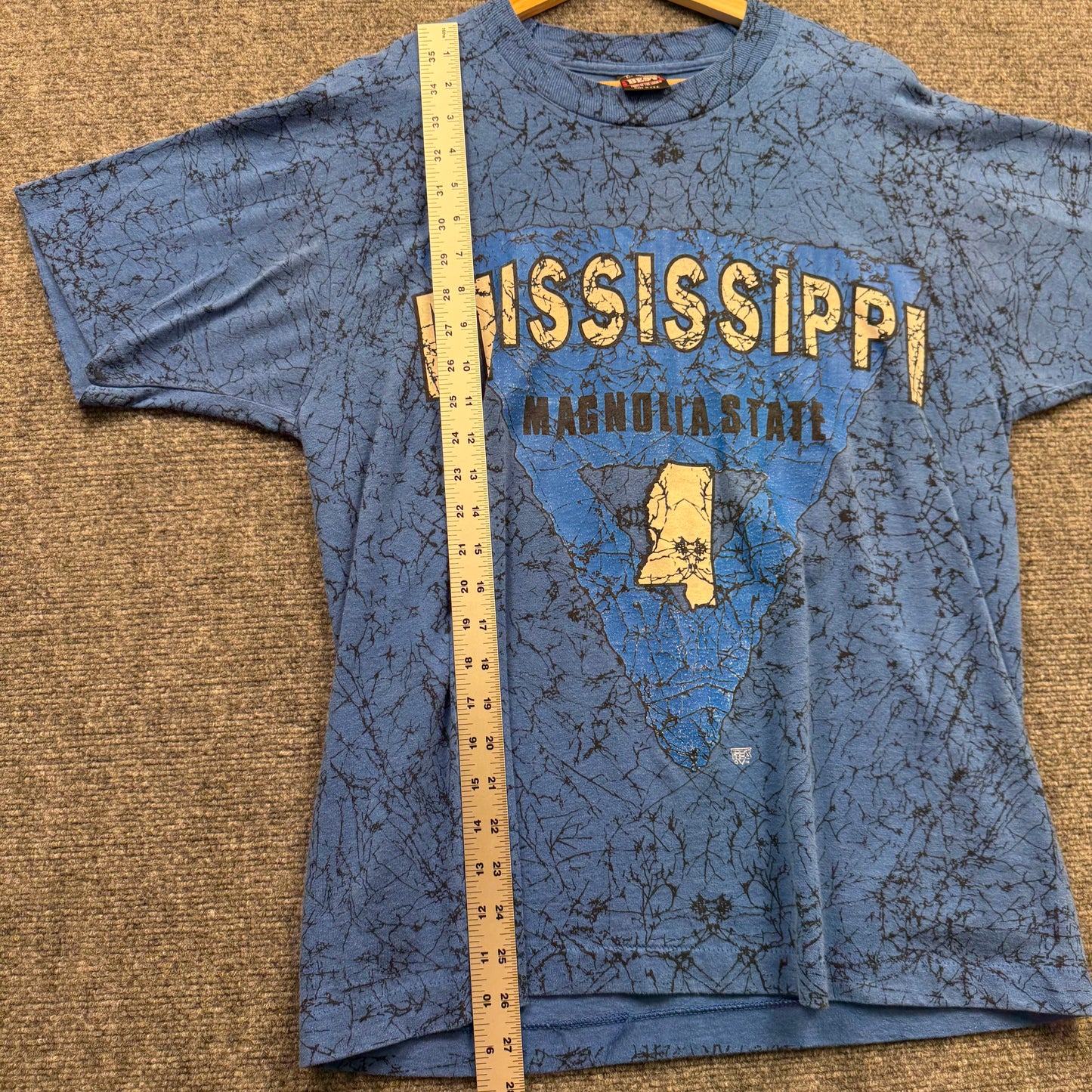 (L) 90s Mississippi Map T-Shirt