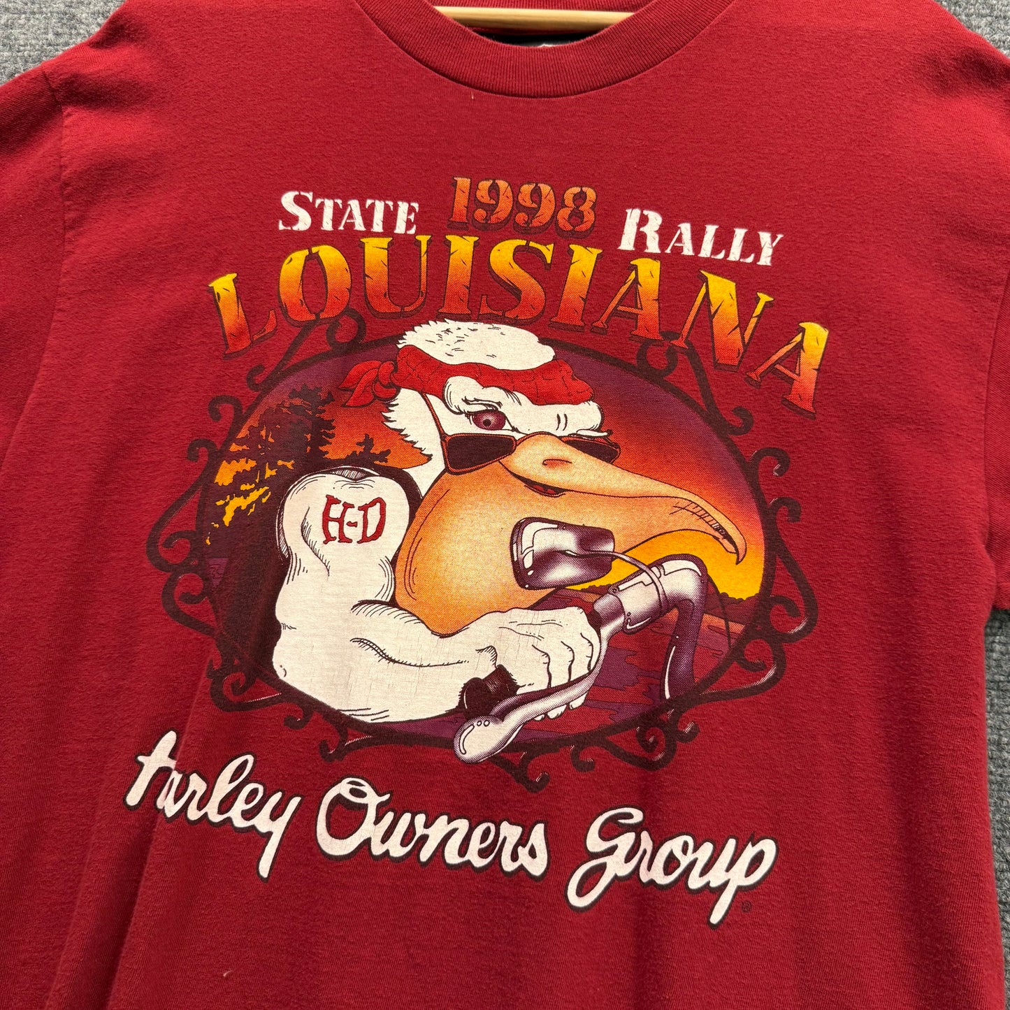 (L) 1998 harley Louisiana T-Shirt