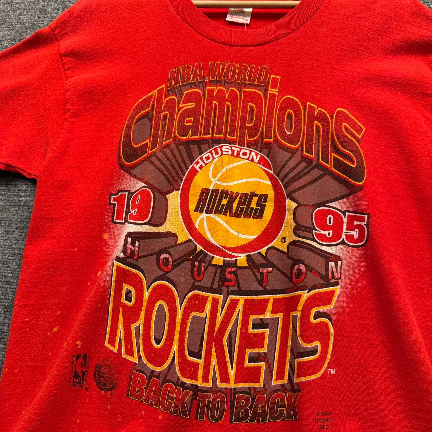 (L) 1995 Houston Rockets T-Shirt