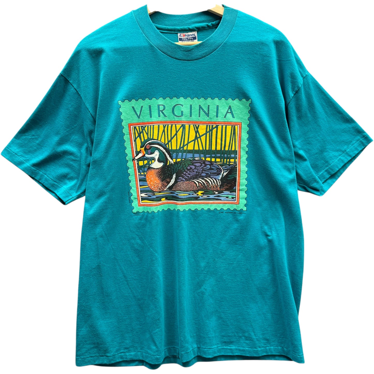 Vintage 1987 Virginia Duck Tee (L/XL)
