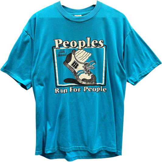 Vintage 90s Running Tee (L/XL)