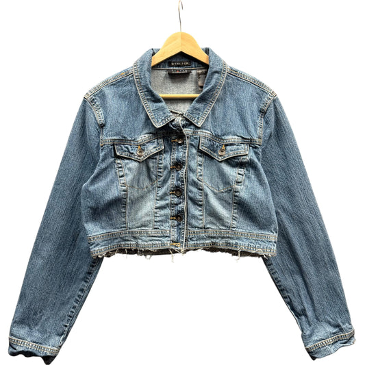 Y2K Cropped denim Jacket (L)
