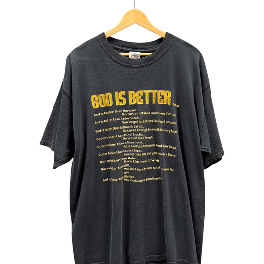 Vintage "God Is Better" Tee (XL)