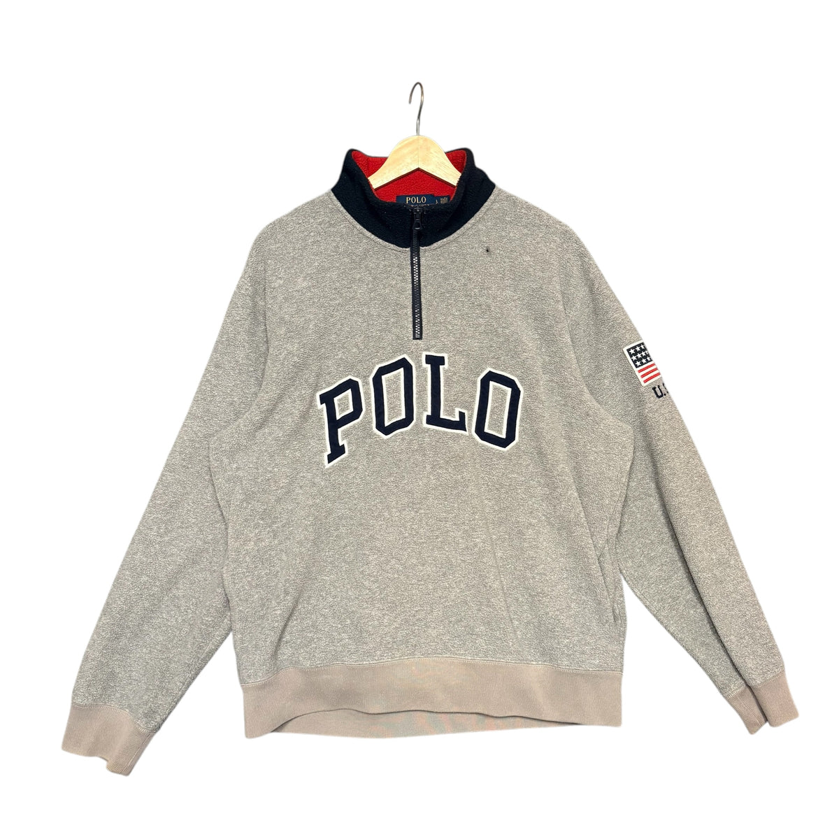 VTG POLO Mock Q-Zip (L)