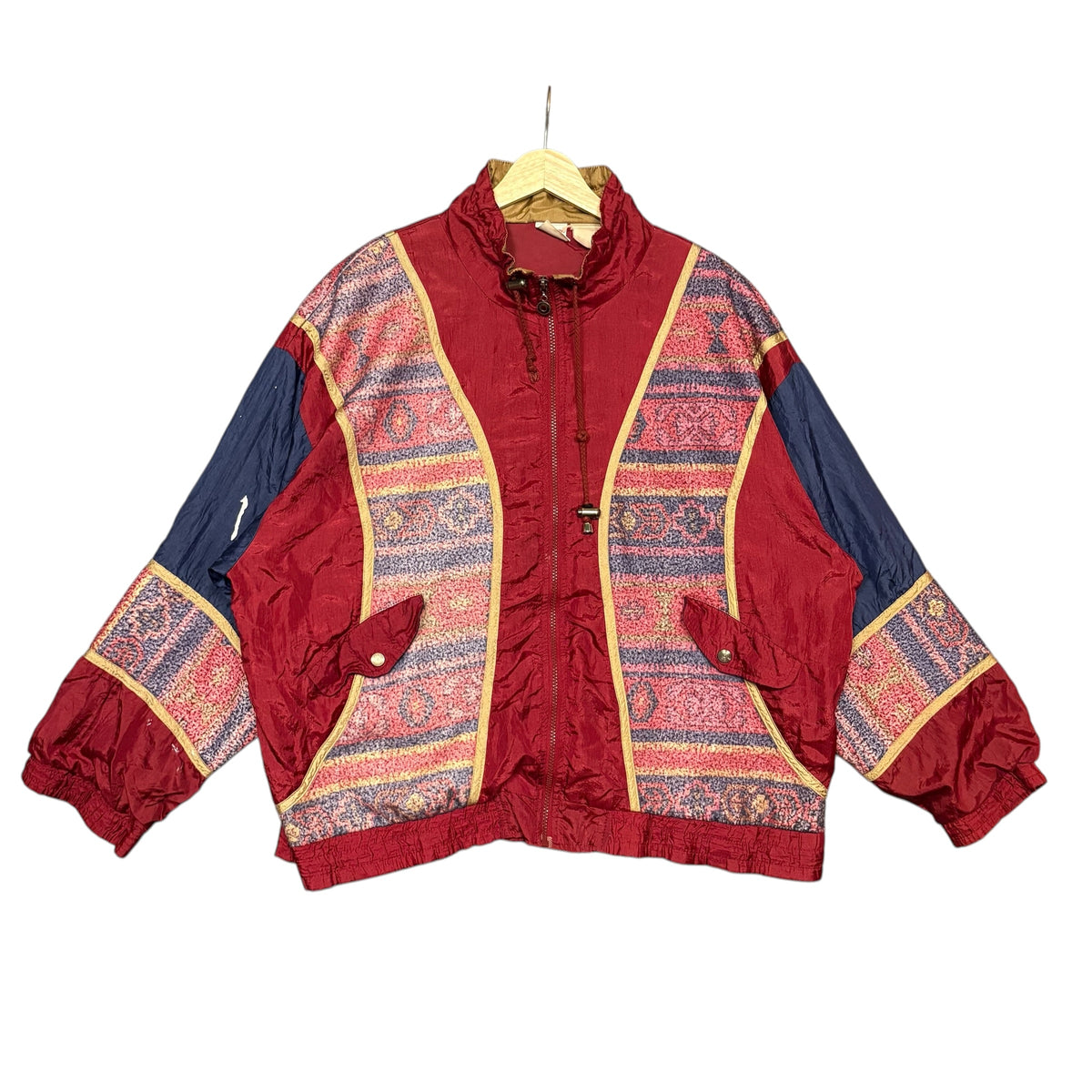 Athletic Works Patchwork Windbreaker (L)