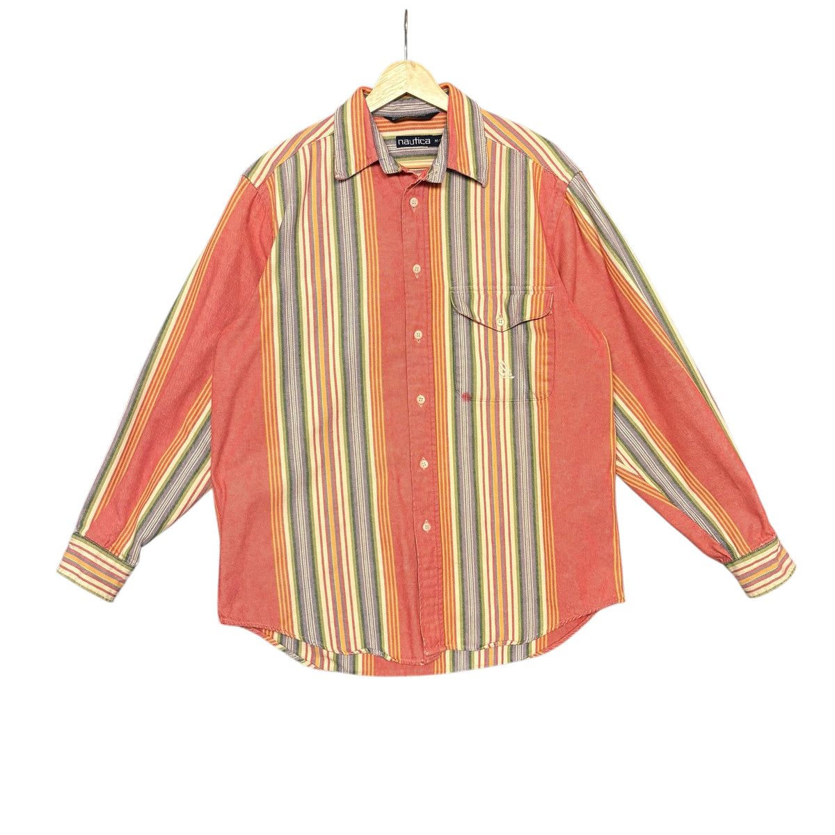 Nautica Striped Button Down (M)