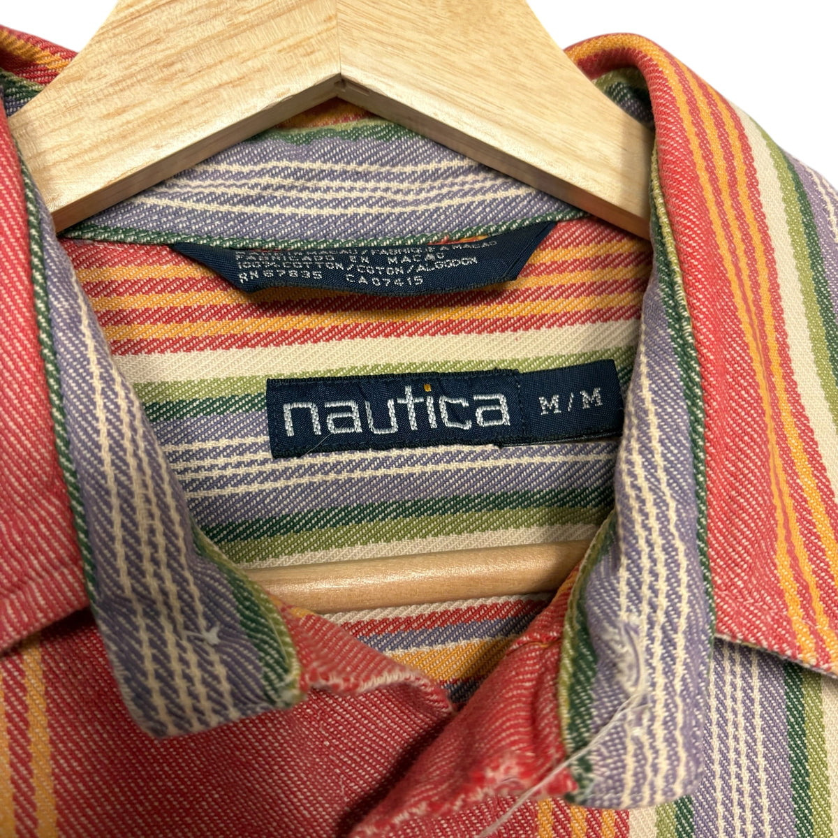 Nautica Striped Button Down (M)