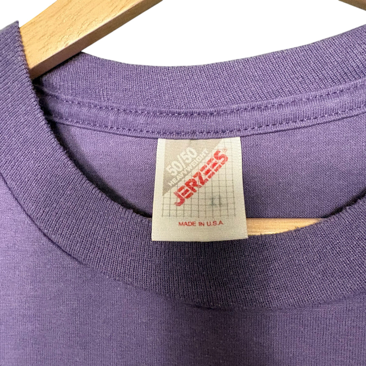 Jerzees Purple Blank Tee (L)
