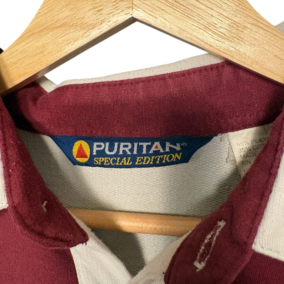 Puritan Striped Polo (L)