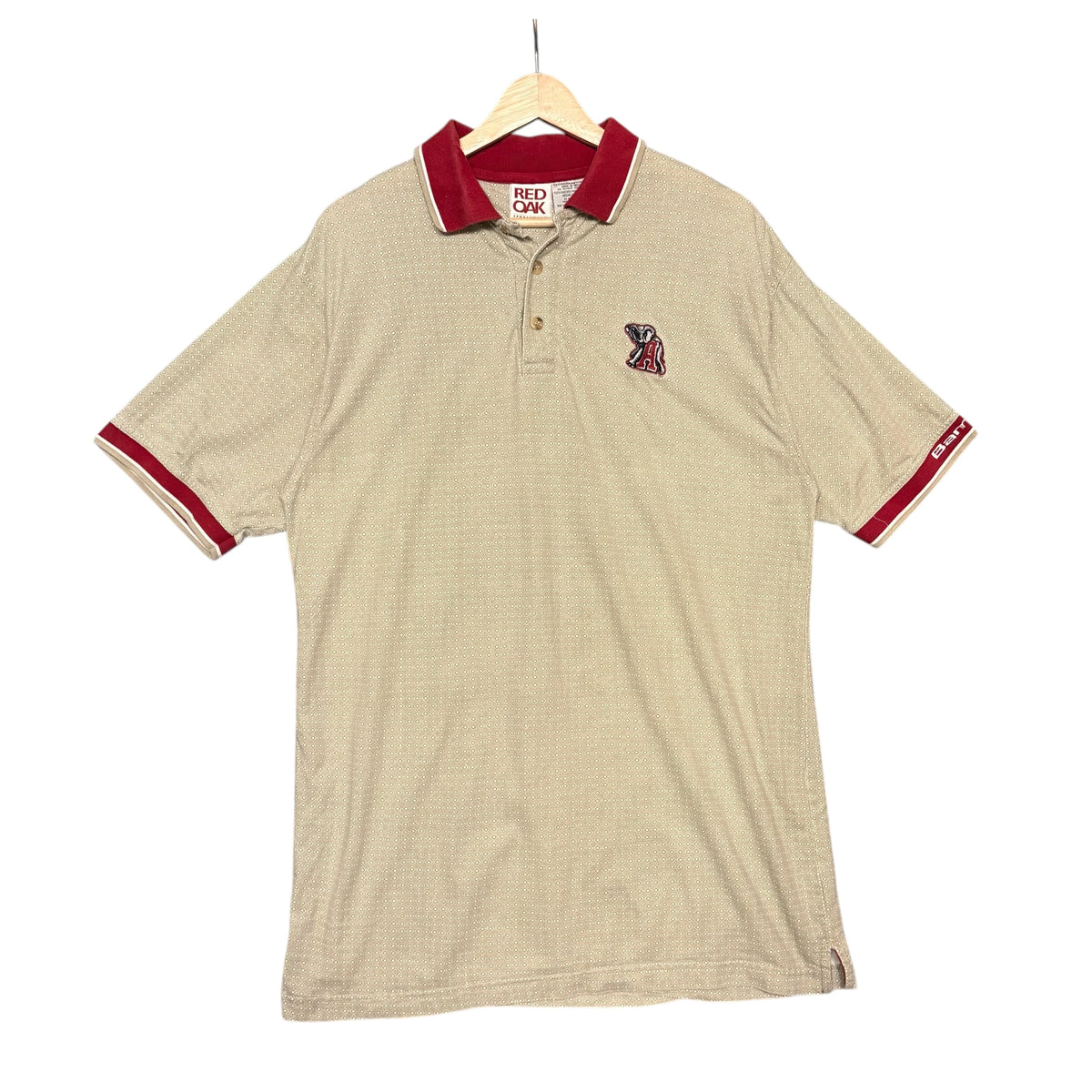 Red Oak Patterned Bama Polo (L)