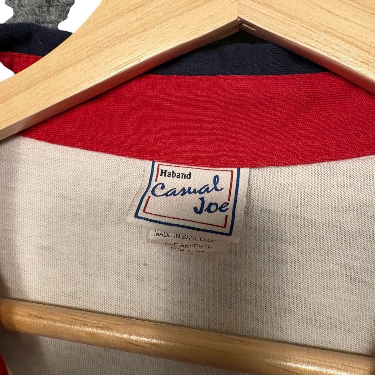 Camel Joe Striped Pocket Polo (L)