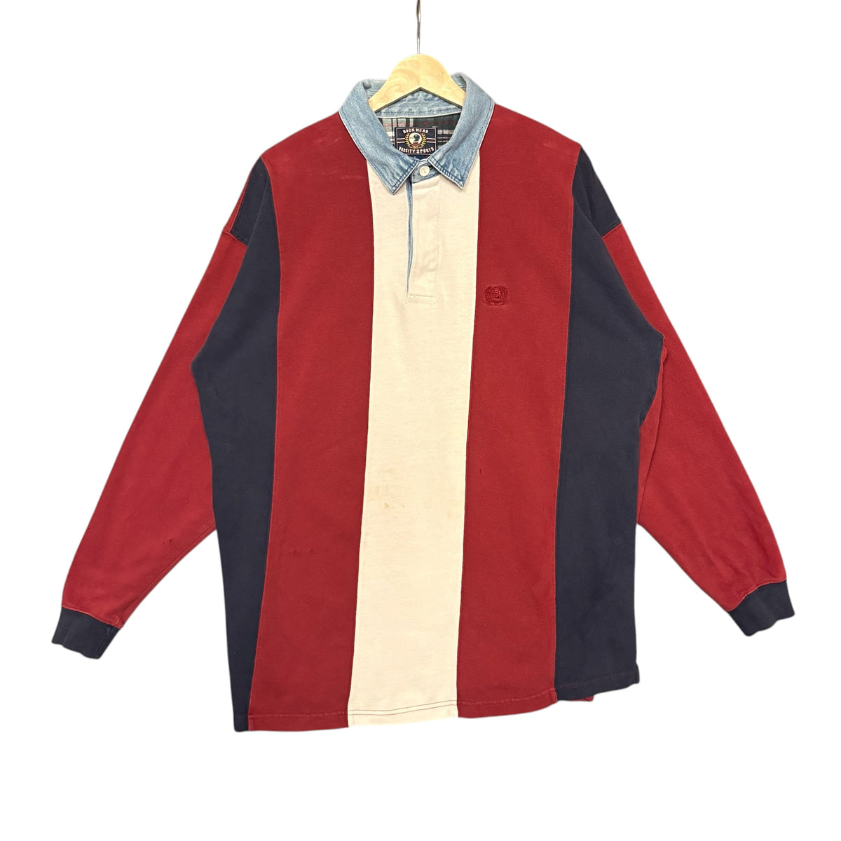 Duckhead Striped L/S Polo (L)