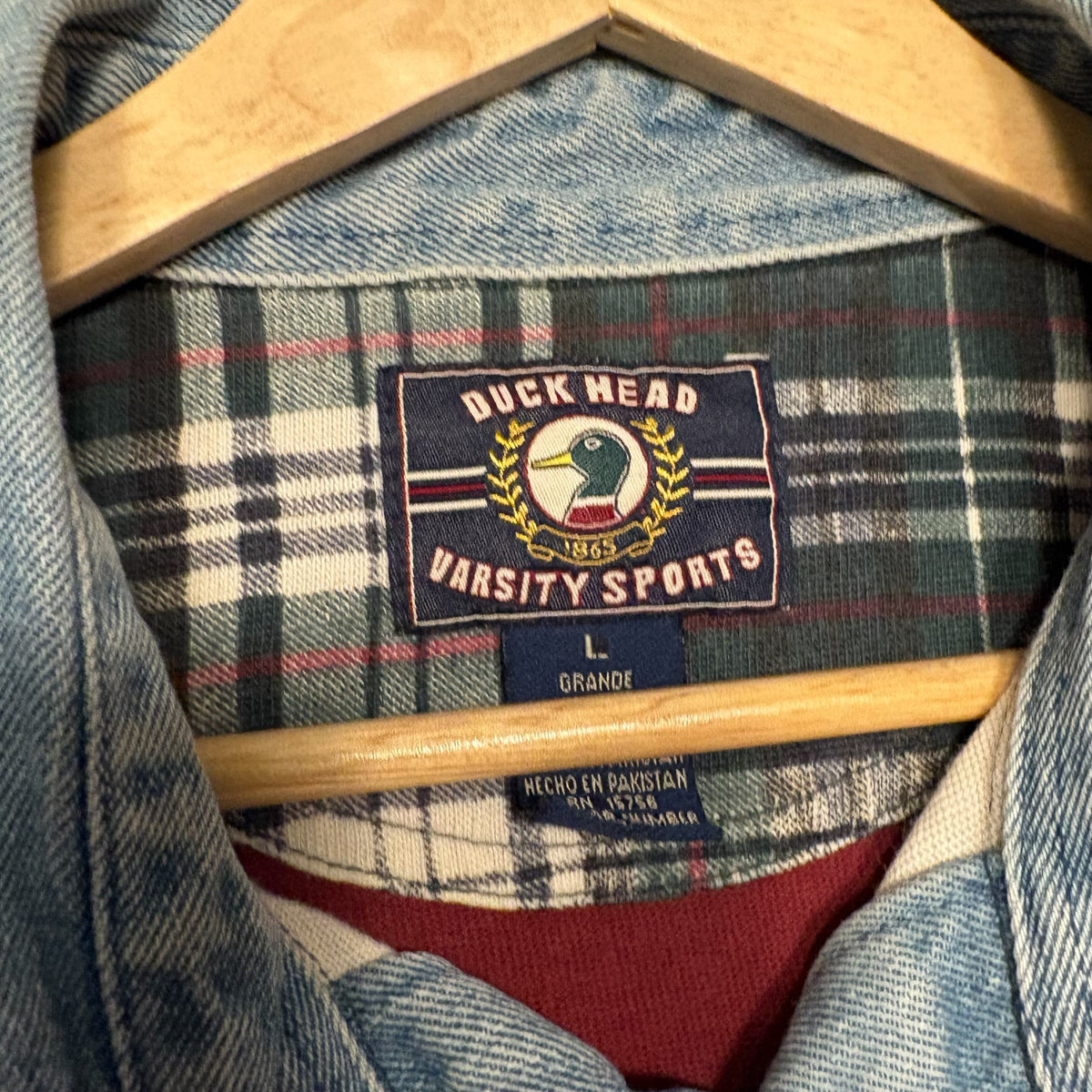 Duckhead Striped L/S Polo (L)
