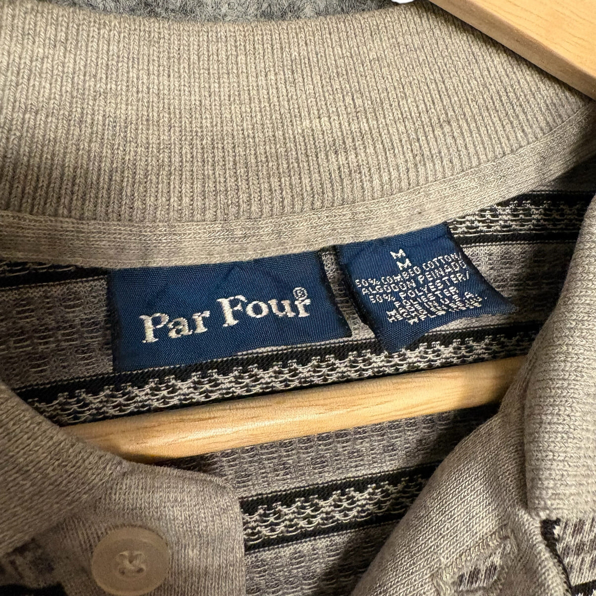 Par Four Patterned Polo (M)