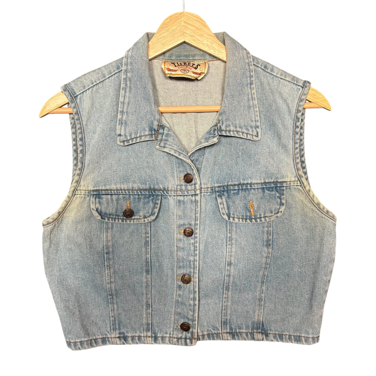 Ticket Denim Vest (S)