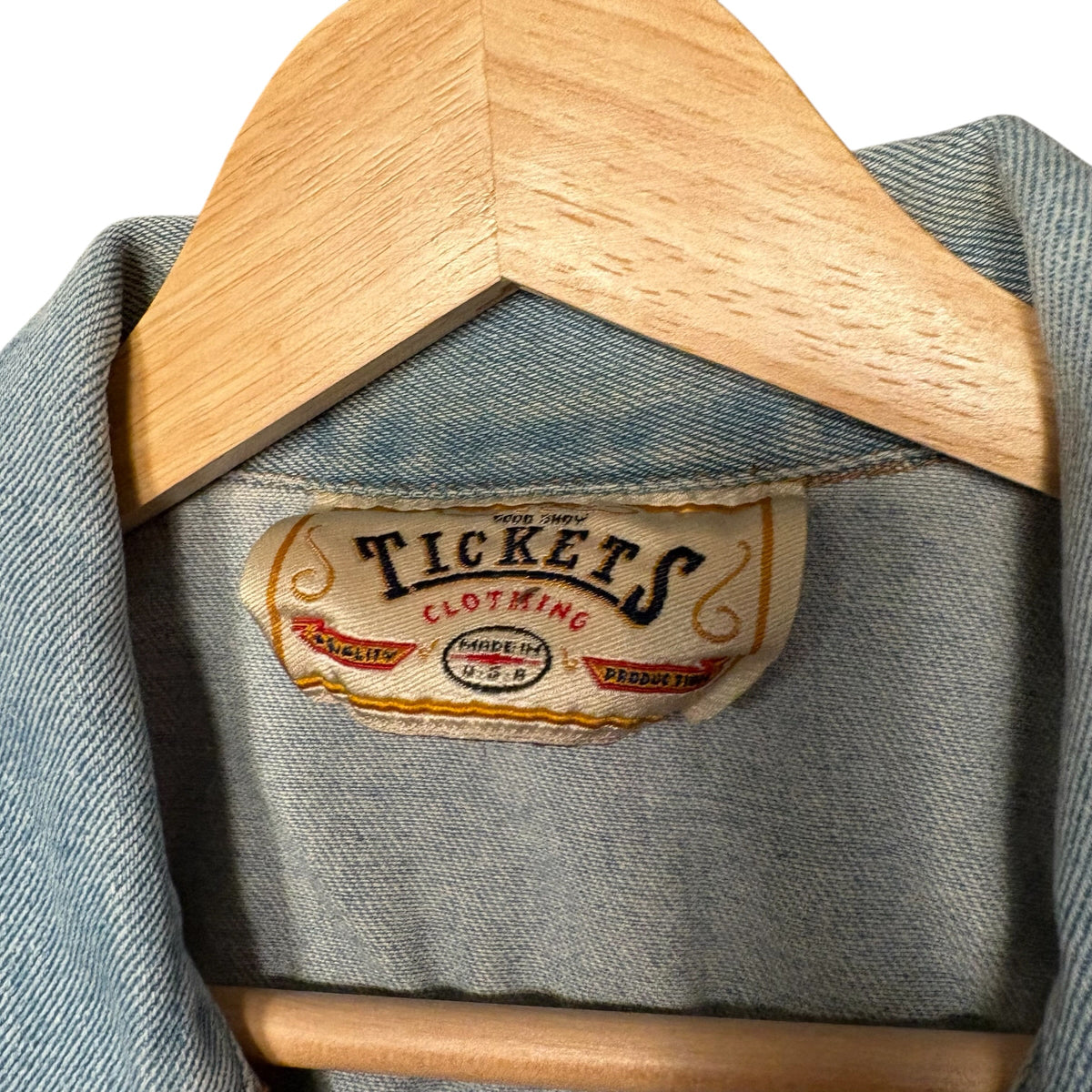 Ticket Denim Vest (S)