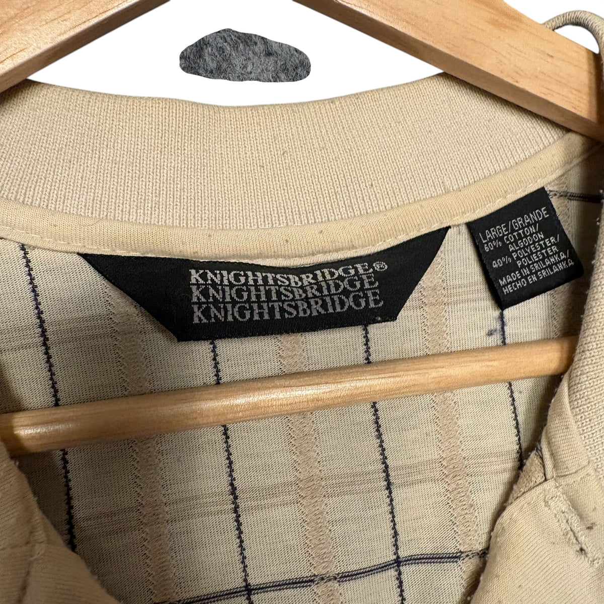 Knightsbridge Plaid Polo (L)