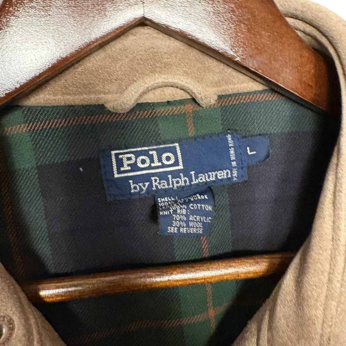 Polo Lined Newbuck Jacket (L)