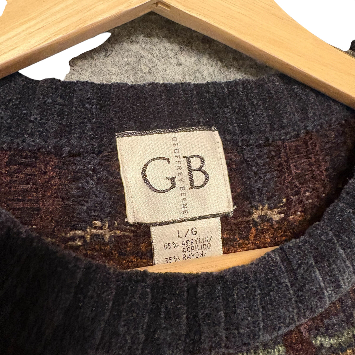 G/B Patterned Sweater (L)