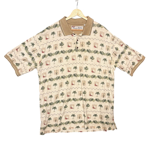 American Summer Patterned Polo (L)