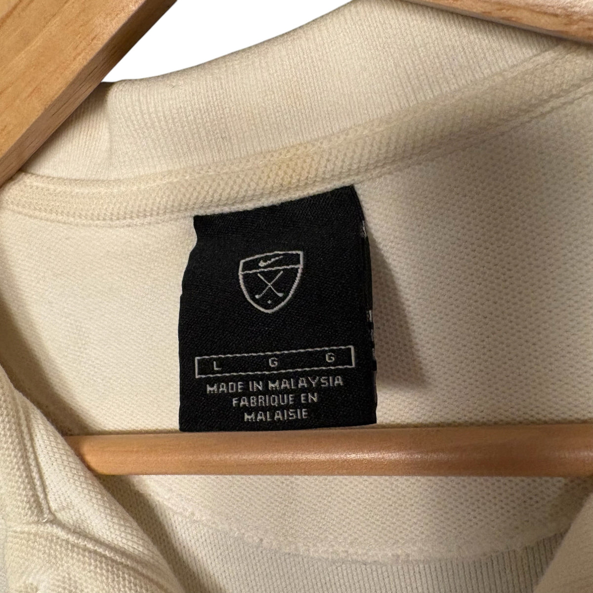 Nike Golf Sleeve Check Polo (L)