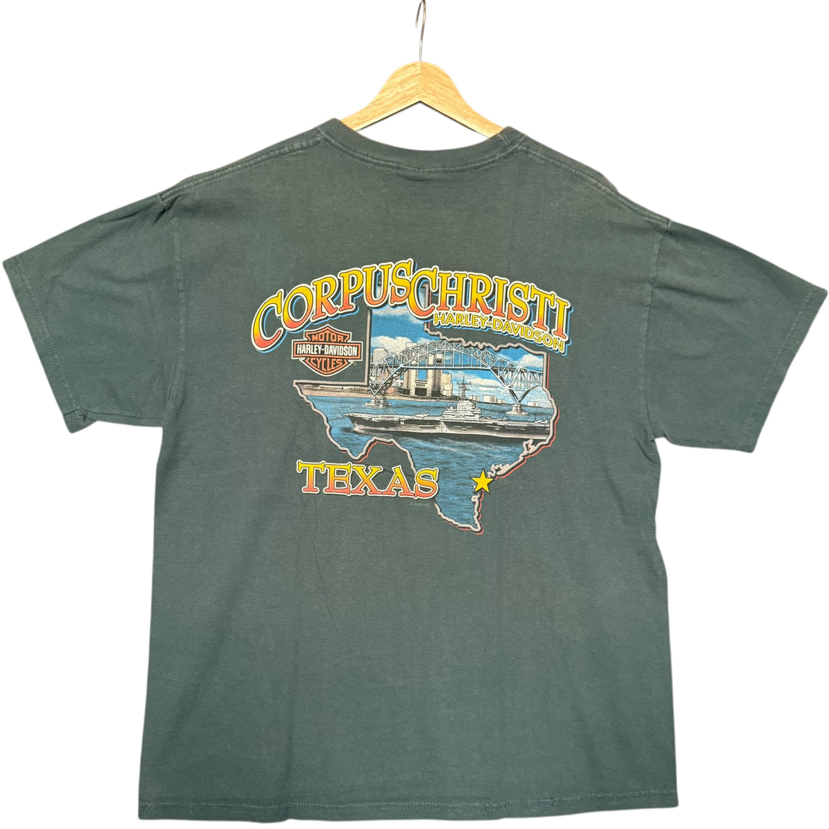 VTG GRN Harley of Corpus Christi