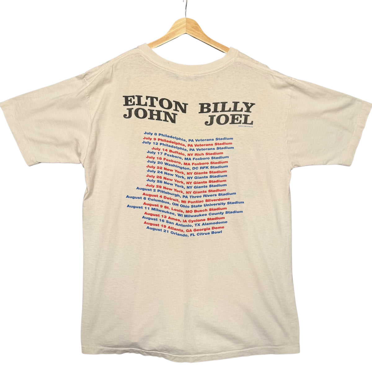 1994 Elton John & Billy Joel Tee (XL)