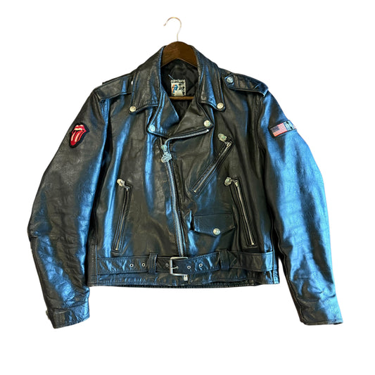 1989 Rolling Stones Leather Jacket (L)