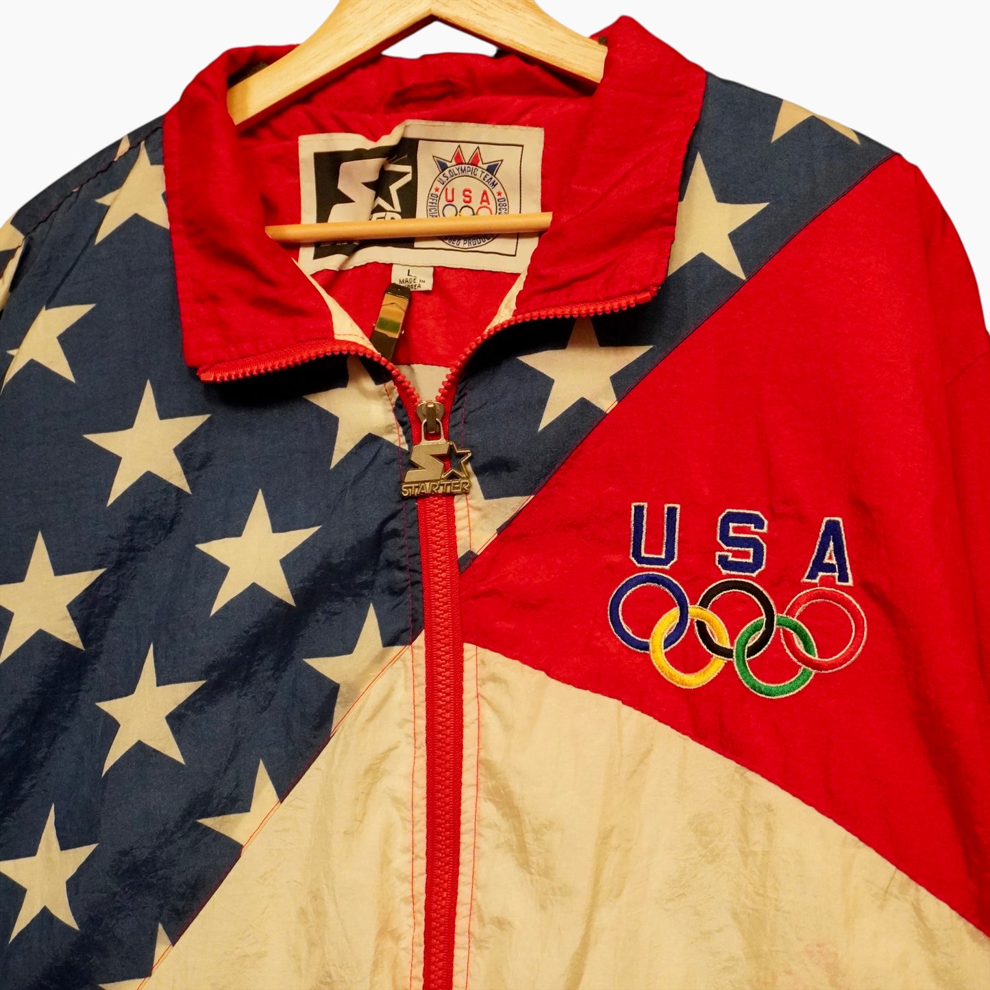 90s USA Olympics Starter Jacket (L)